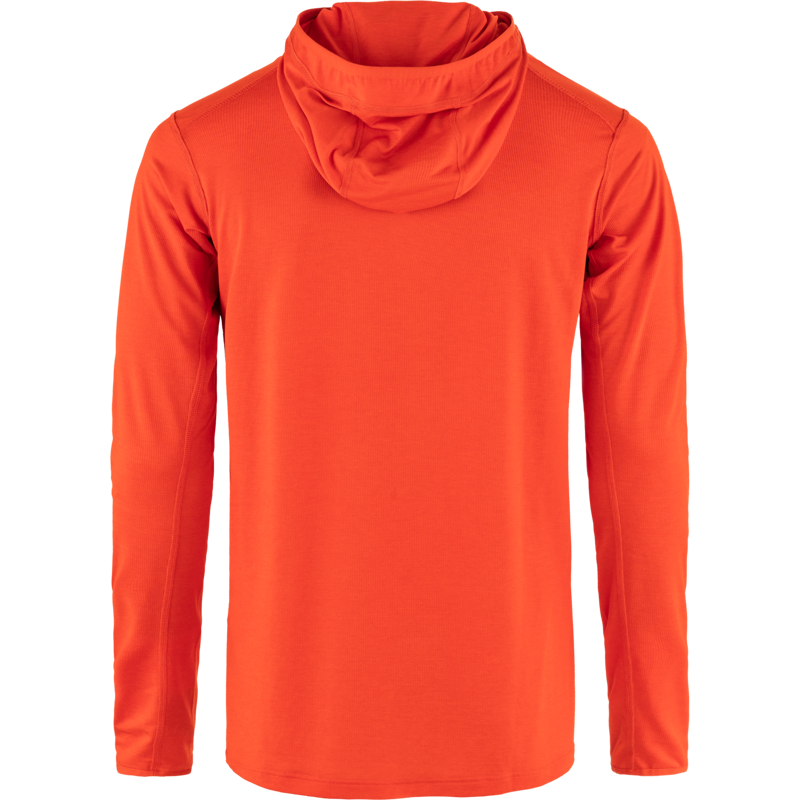 Fjallraven Mens Abisko Sun Hoodie Flame Orange-1