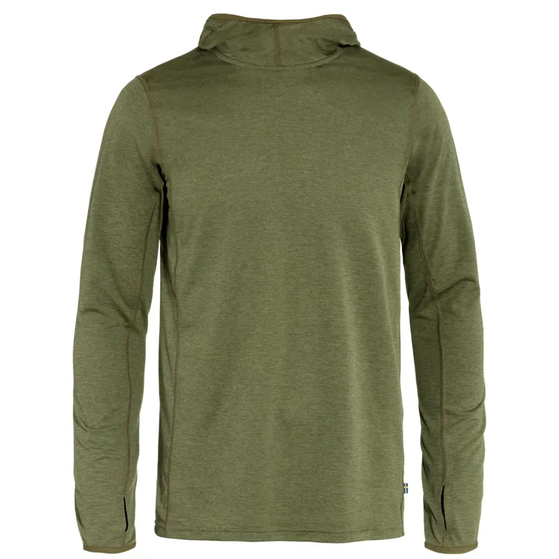 Fjallraven Mens Abisko Sun Hoodie Green