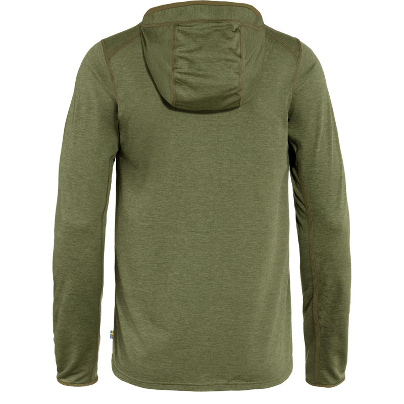 Fjallraven Mens Abisko Sun Hoodie Green-1
