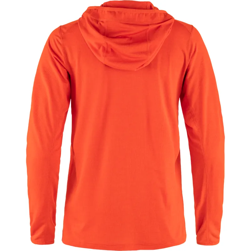 Fjallraven Womens Abisko Sun Hoodie Flame Orange-1