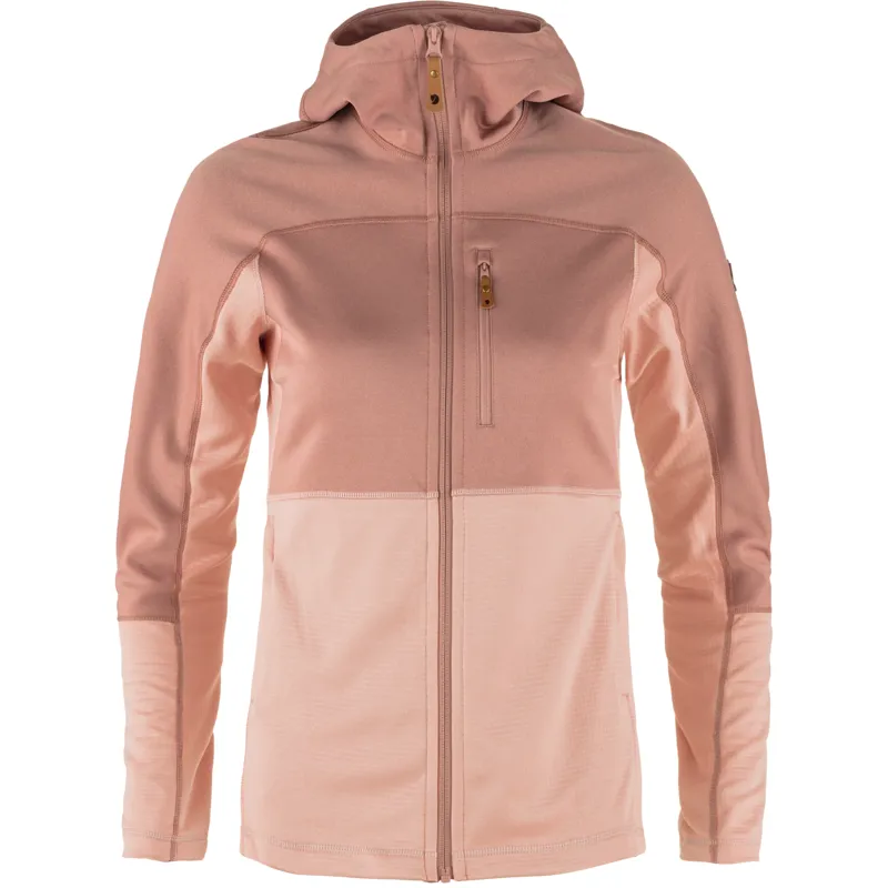 Fjallraven Women's Abisko Trail Fleece Chalk Rose /Dusty Rose