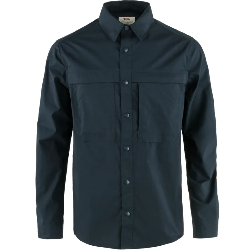 Fjallraven Men's Abisko Trail Shirt LS Navy