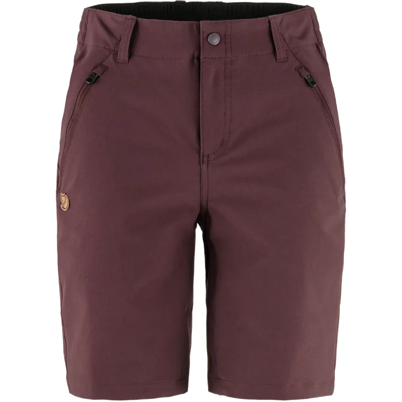 Fjallraven Women's Abisko Trail Stretch Shorts Port