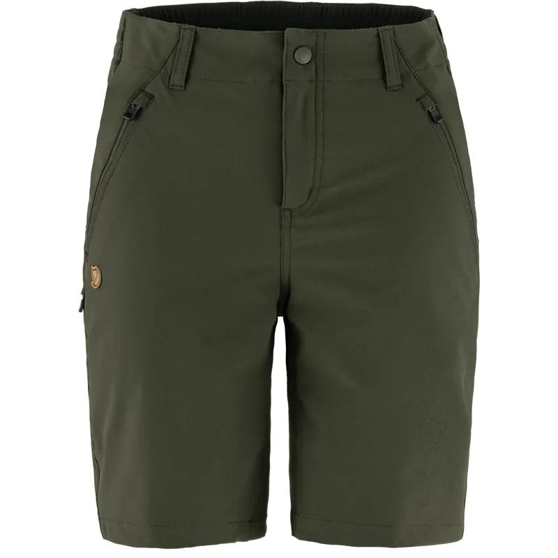 Fjallraven Women's Abisko Trail Stretch Shorts Deep Forest