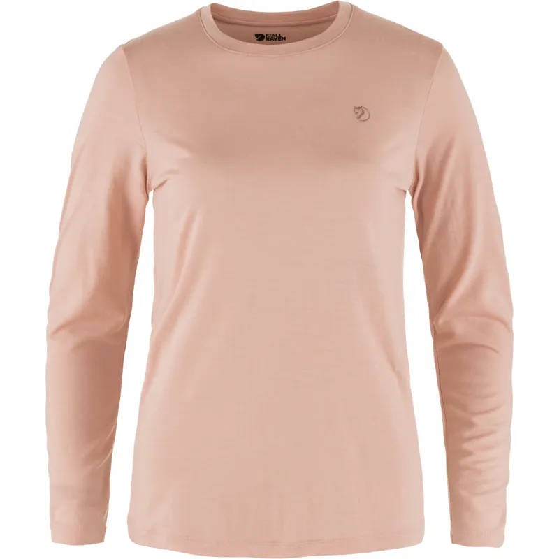 Fjallraven Womens Abisko Wool LS Chalk Rose