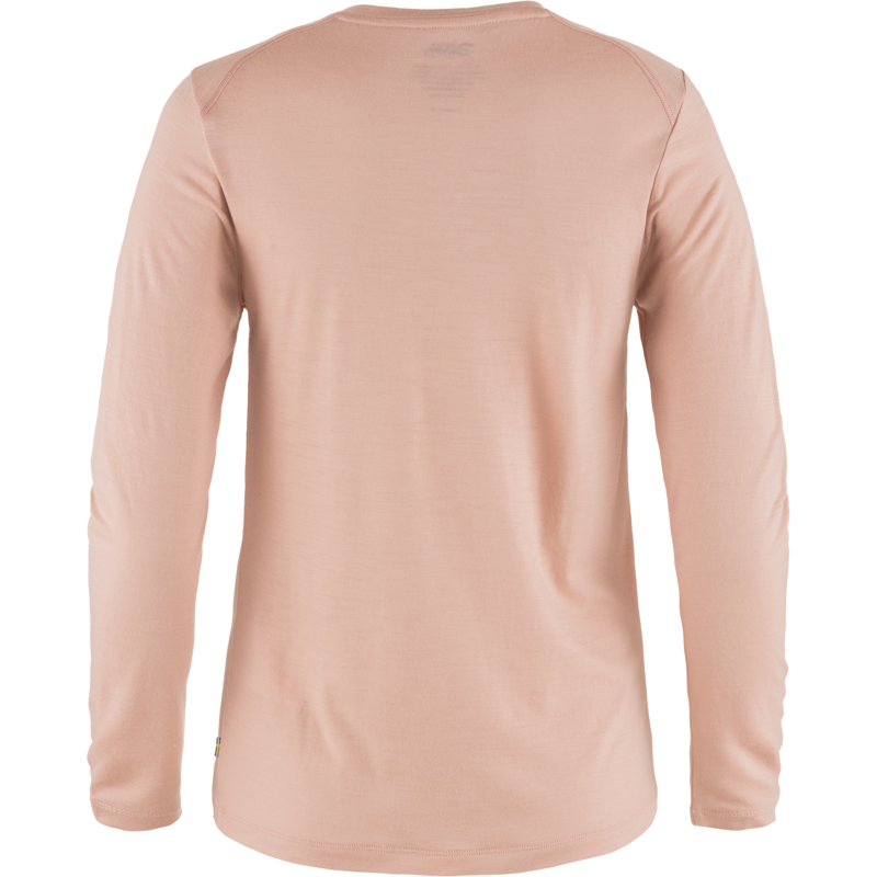 Fjallraven Womens Abisko Wool LS Chalk Rose-1