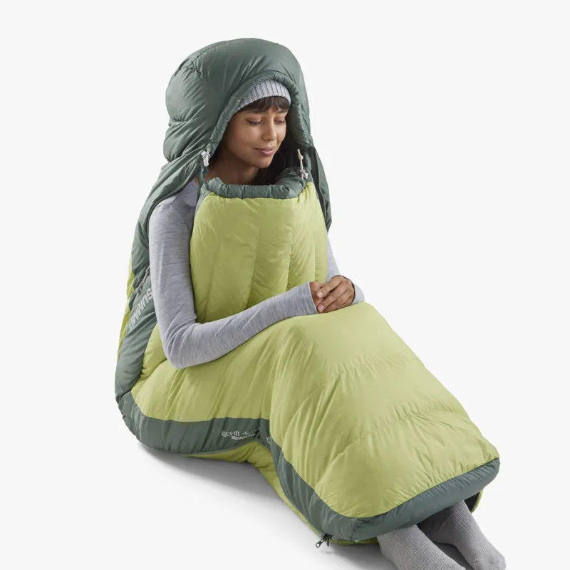 Sea to Summit Women's Ascent -1C Regular Sleeping Bag Yellow Grey-11