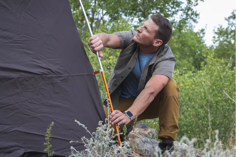 Royal Robbins Men's Basecamp T-Shirt Fiddlehead-3