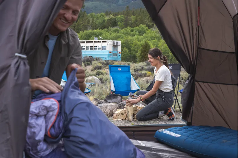 Royal Robbins Women's Basecamp Boxy T-Shirt Covert Green-3