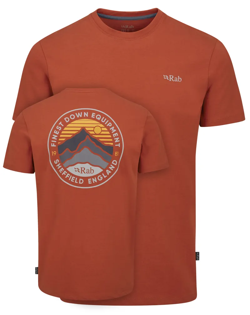 Rab Men's Basecamp 3 Peak Tee Red Clay