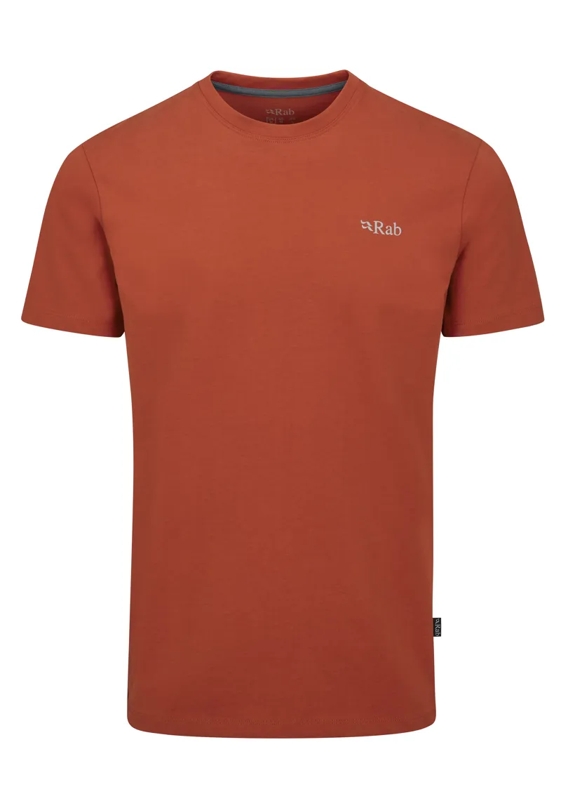 Rab Men's Basecamp 3 Peak Tee Red Clay-1