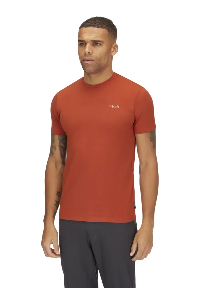 Rab Men's Basecamp 3 Peak Tee Red Clay-4