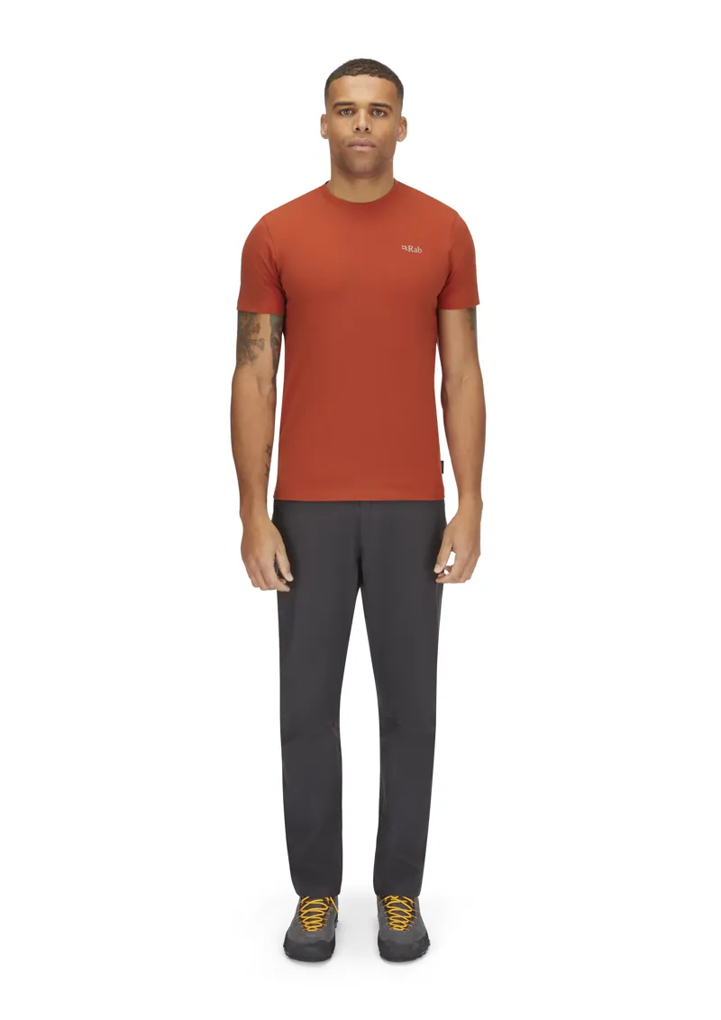Rab Men's Basecamp 3 Peak Tee Red Clay-6