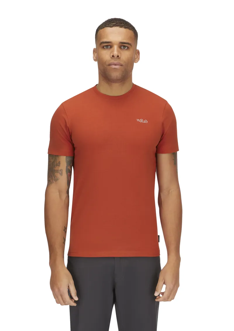 Rab Men's Basecamp 3 Peak Tee Red Clay-3