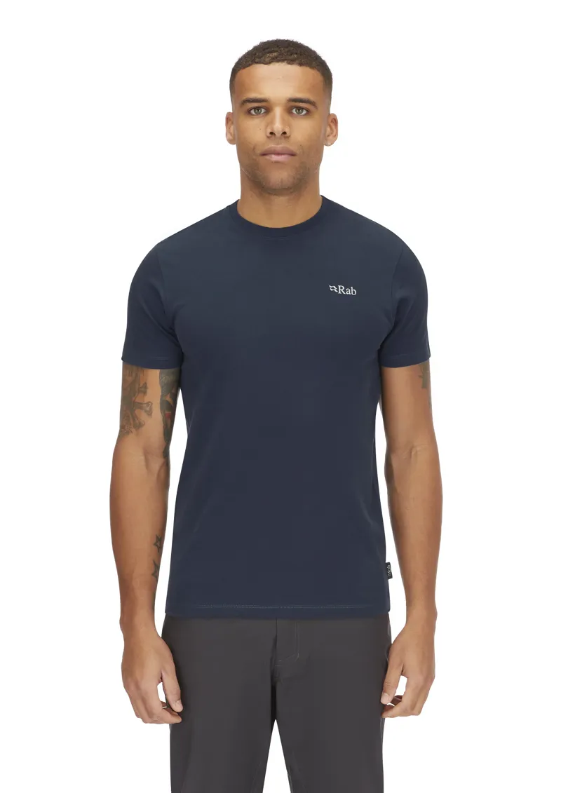 Rab Men's Basecamp 3 Peak Tee Tempest Blue-3
