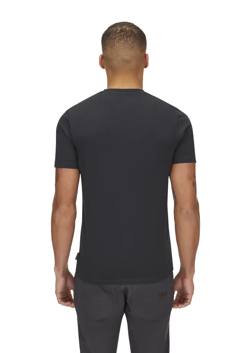 Rab Men's Basecamp Logo Badge Tee Beluga-4