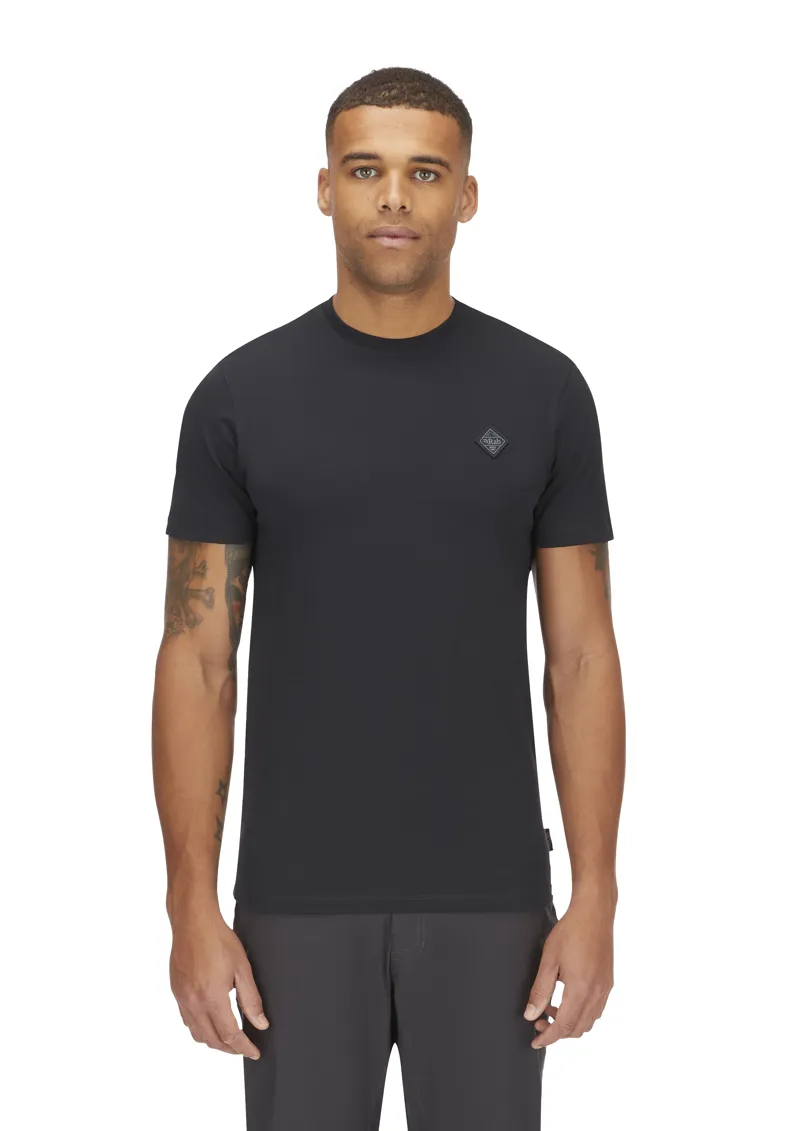 Rab Men's Basecamp Logo Badge Tee Beluga-2