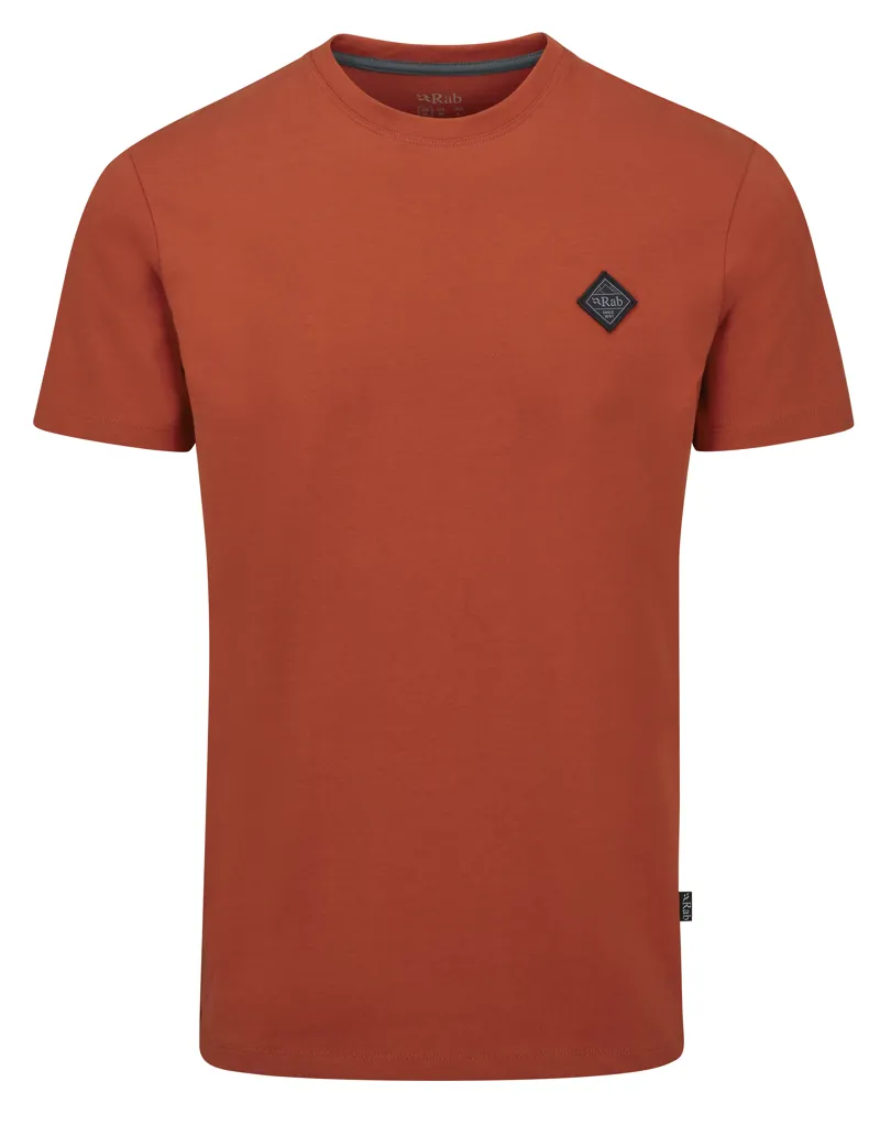 Rab Men's Basecamp Logo Badge Tee Red Clay