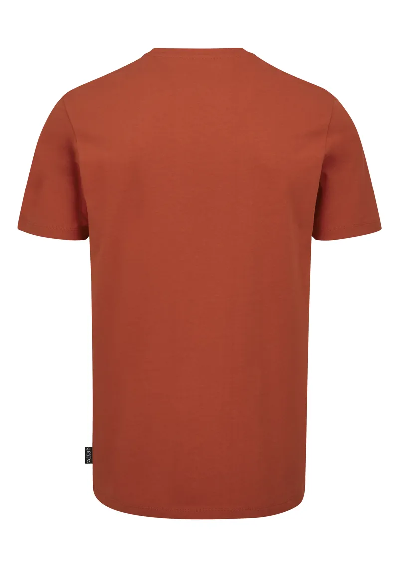 Rab Men's Basecamp Logo Badge Tee Red Clay-1