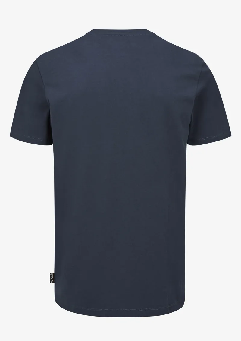 Rab Men's Basecamp Logo Badge Tee Tempest Blue-1