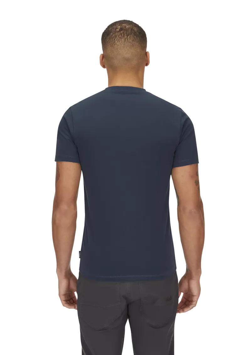 Rab Men's Basecamp Logo Badge Tee Tempest Blue-4