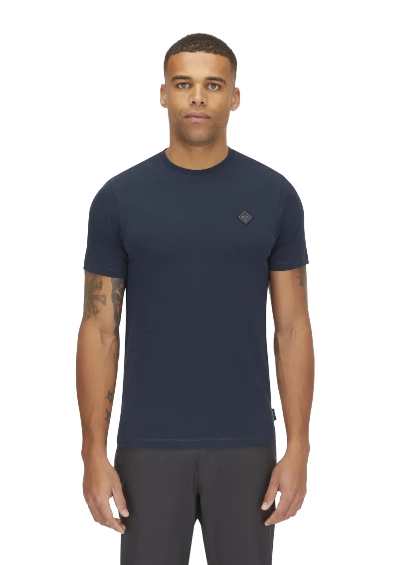 Rab Men's Basecamp Logo Badge Tee Tempest Blue-2