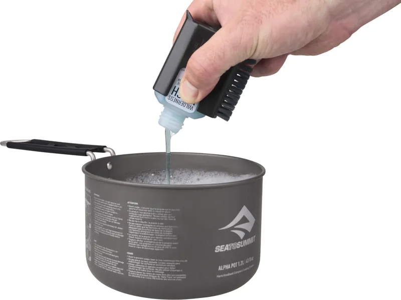 Sea to Summit Camp Kitchen Pot Scrubber and Soap 2-Piece Set-1