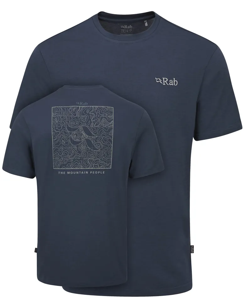Rab Men's Crimp Elevation Tee Tempest Blue
