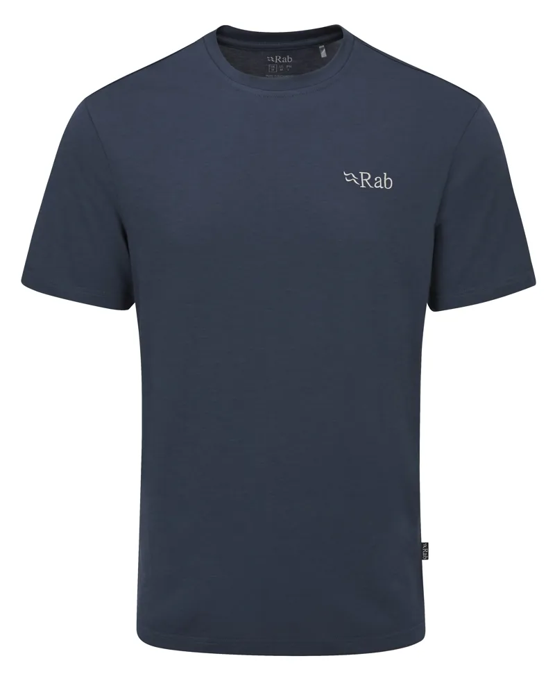 Rab Men's Crimp Elevation Tee Tempest Blue-1