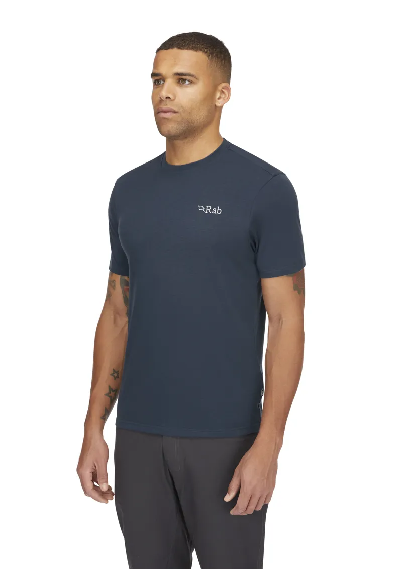 Rab Men's Crimp Elevation Tee Tempest Blue-4