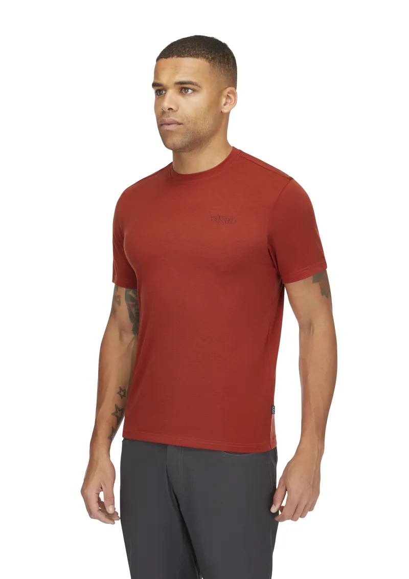 Rab Men's Crimp Elevation Tee Tuscan Red-4