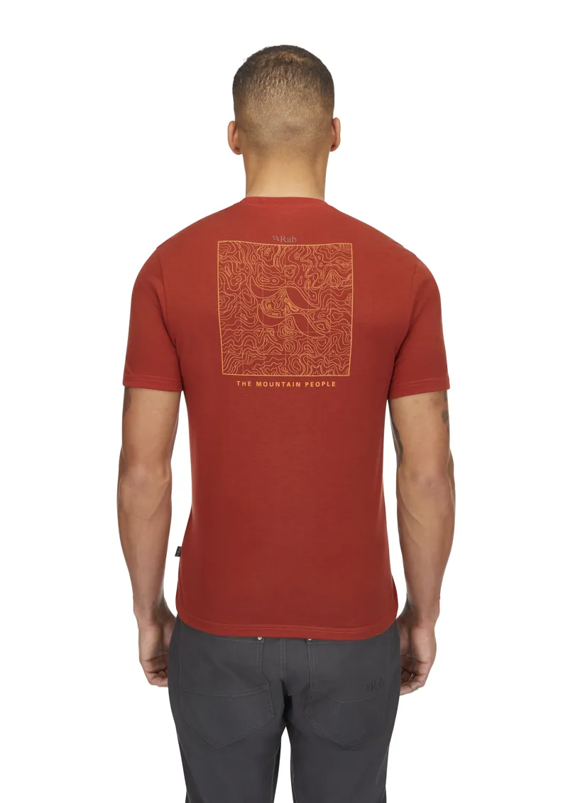Rab Men's Crimp Elevation Tee Tuscan Red-5