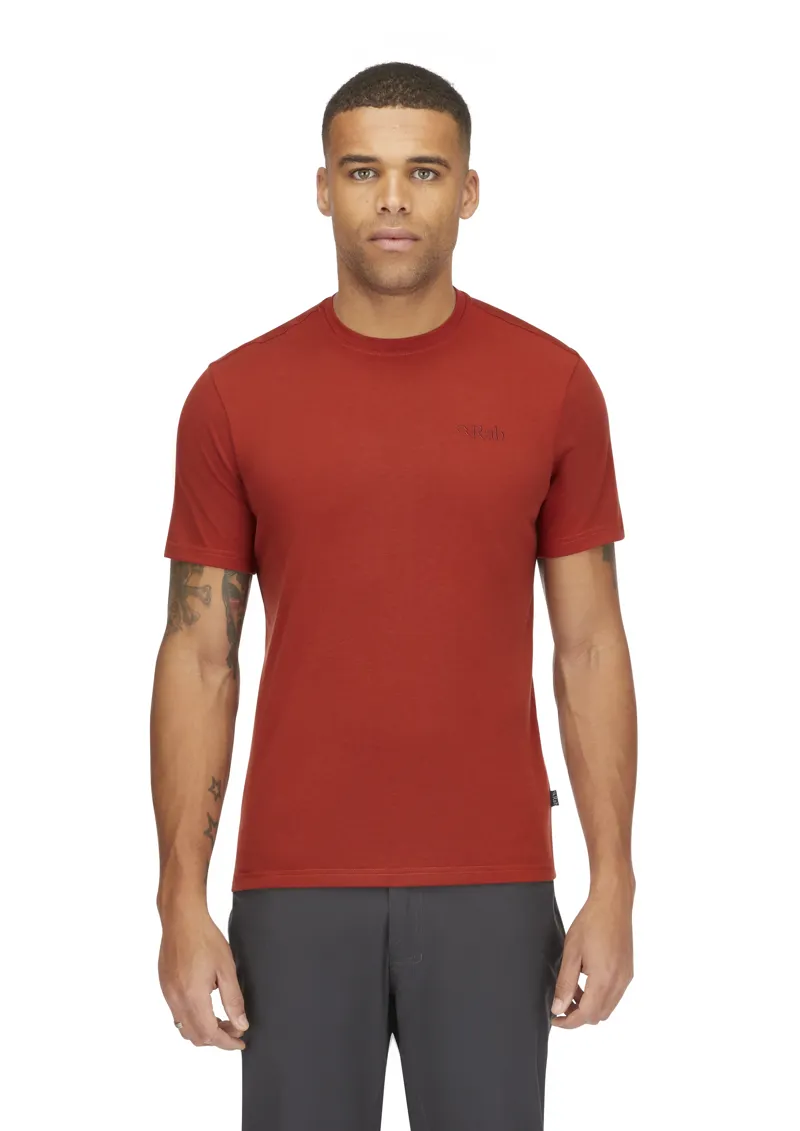 Rab Men's Crimp Elevation Tee Tuscan Red-3