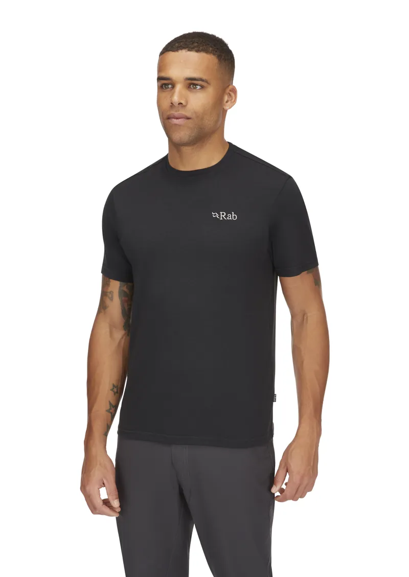 Rab Men's Crimp Logo Tee Beluga-3