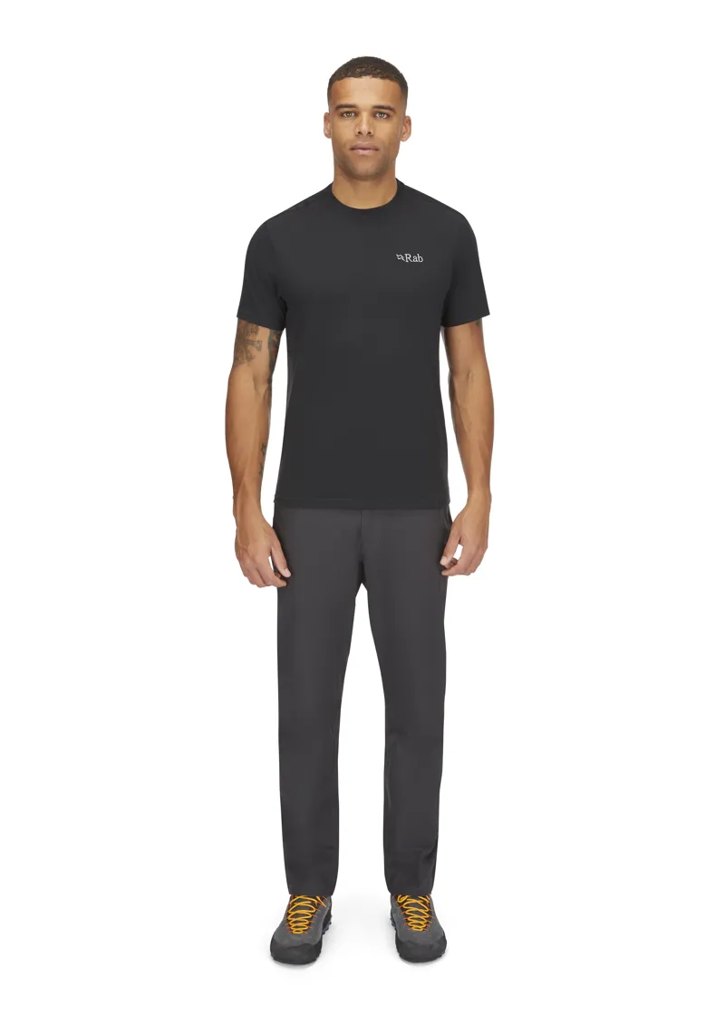 Rab Men's Crimp Logo Tee Beluga-5