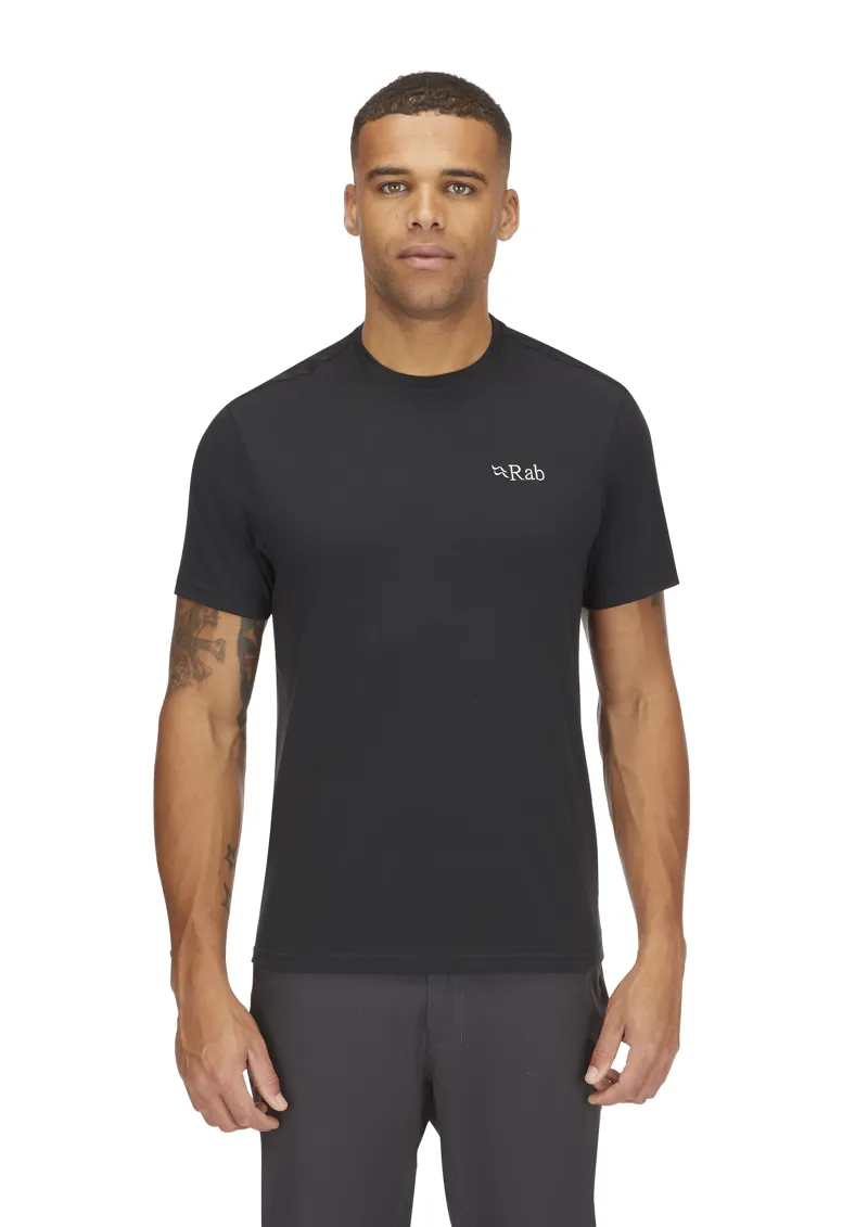 Rab Men's Crimp Logo Tee Beluga-2