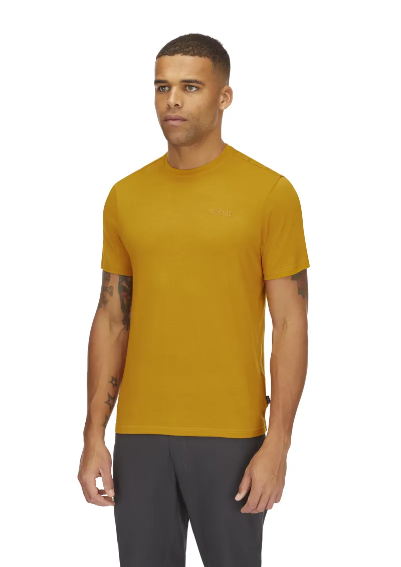 Rab Men's Crimp Logo Tee Sahara-3