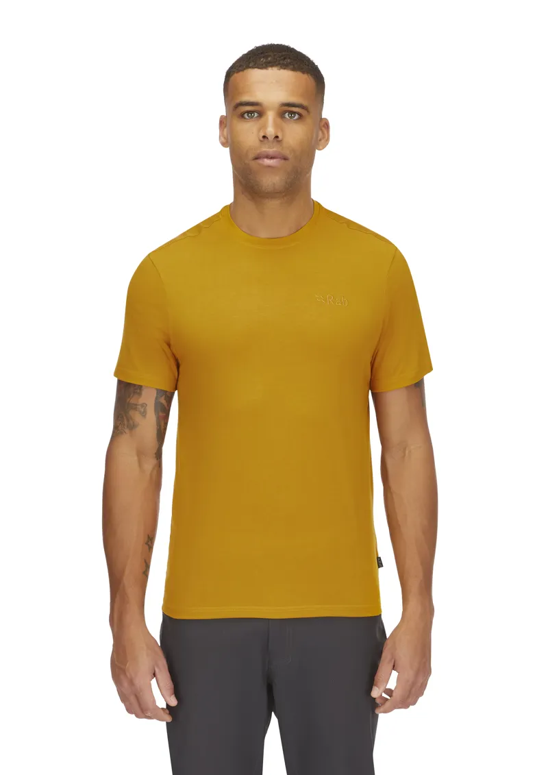 Rab Men's Crimp Logo Tee Sahara-2