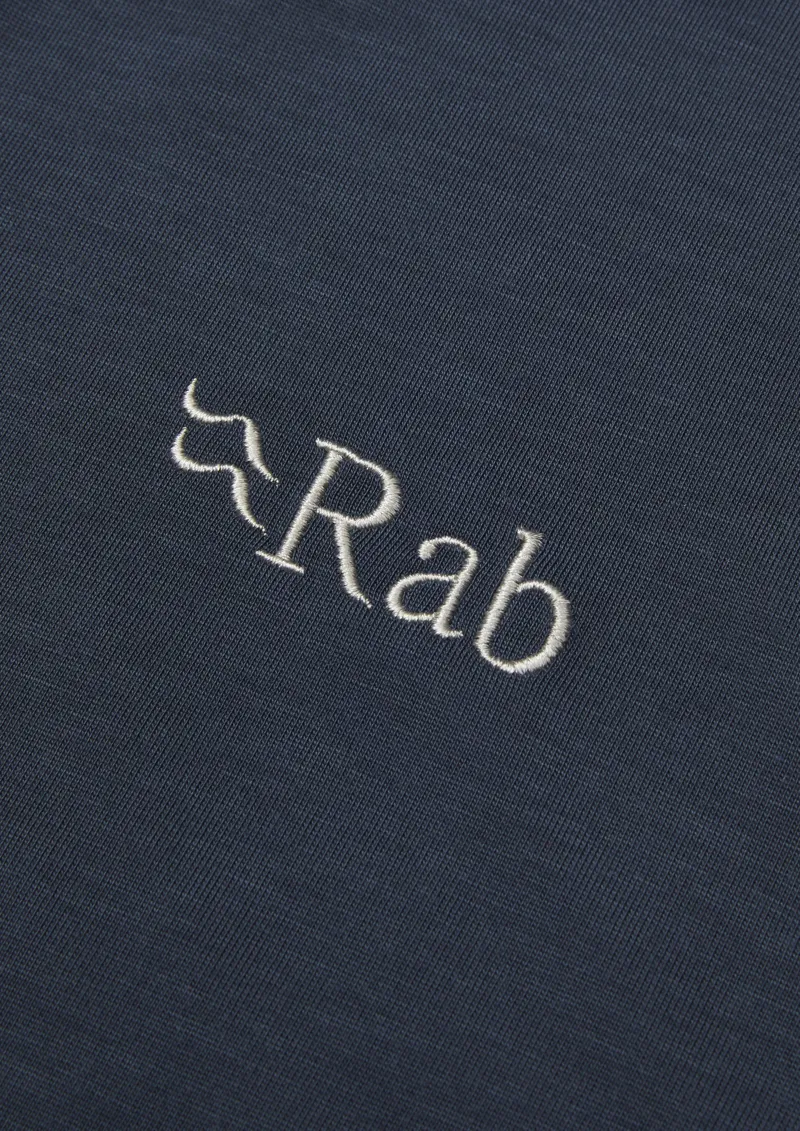Rab Men's Crimp Logo Tee Tempest Blue-8
