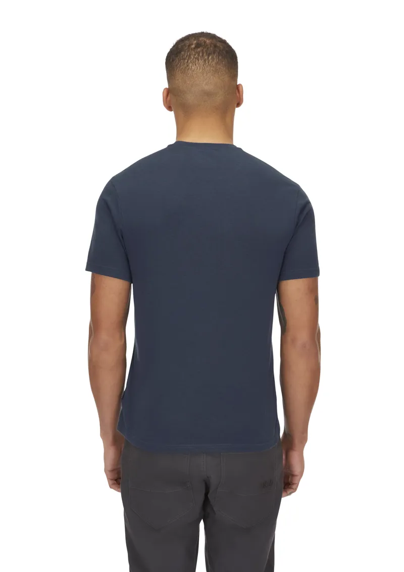 Rab Men's Crimp Logo Tee Tempest Blue-4