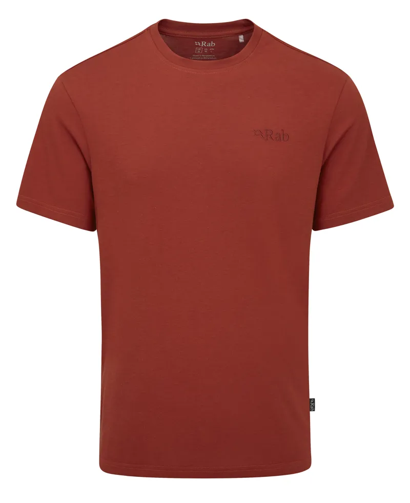 Rab Men's Crimp Logo Tee Tuscan Red
