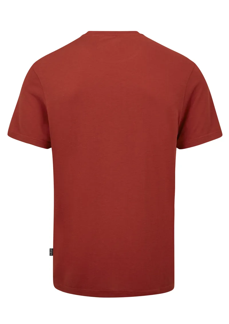 Rab Men's Crimp Logo Tee Tuscan Red-1