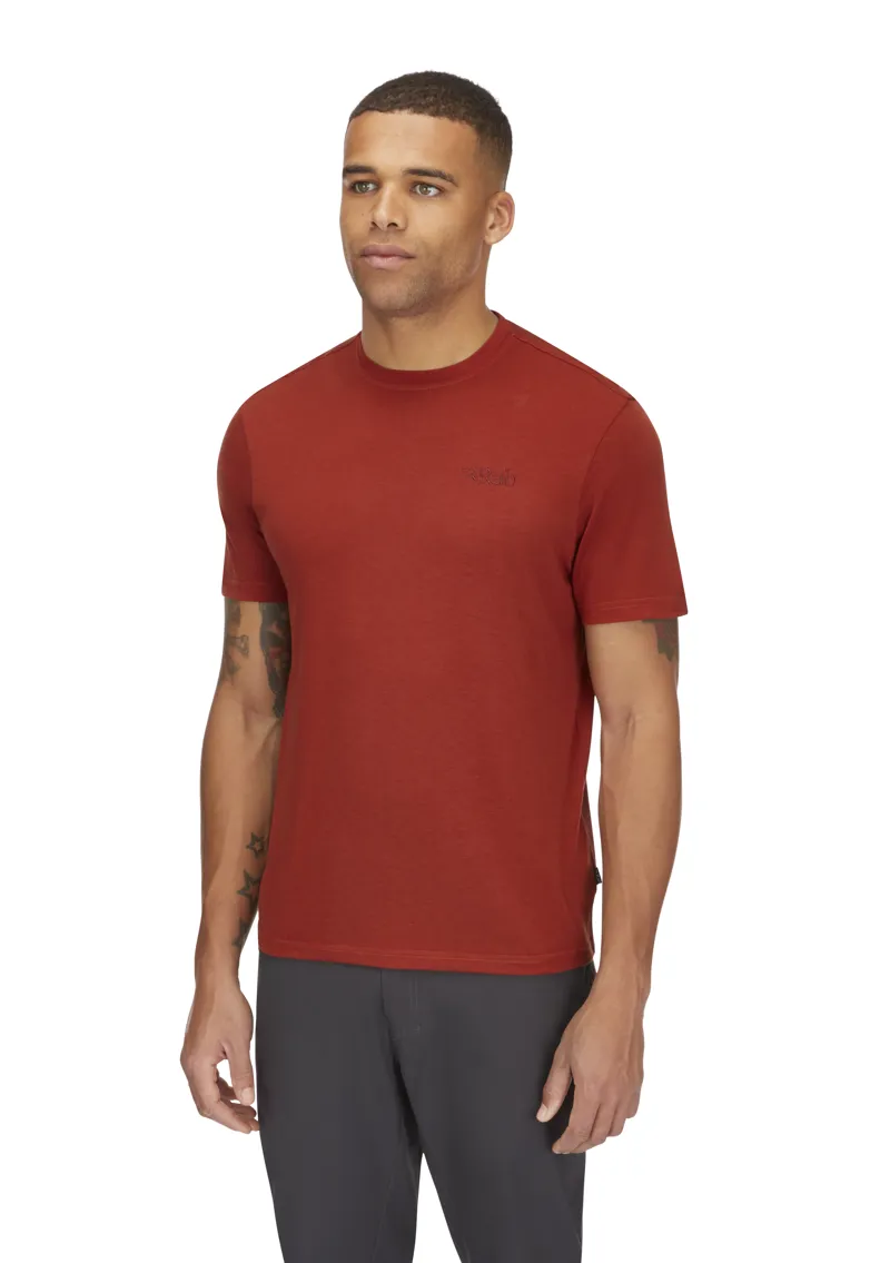 Rab Men's Crimp Logo Tee Tuscan Red-3