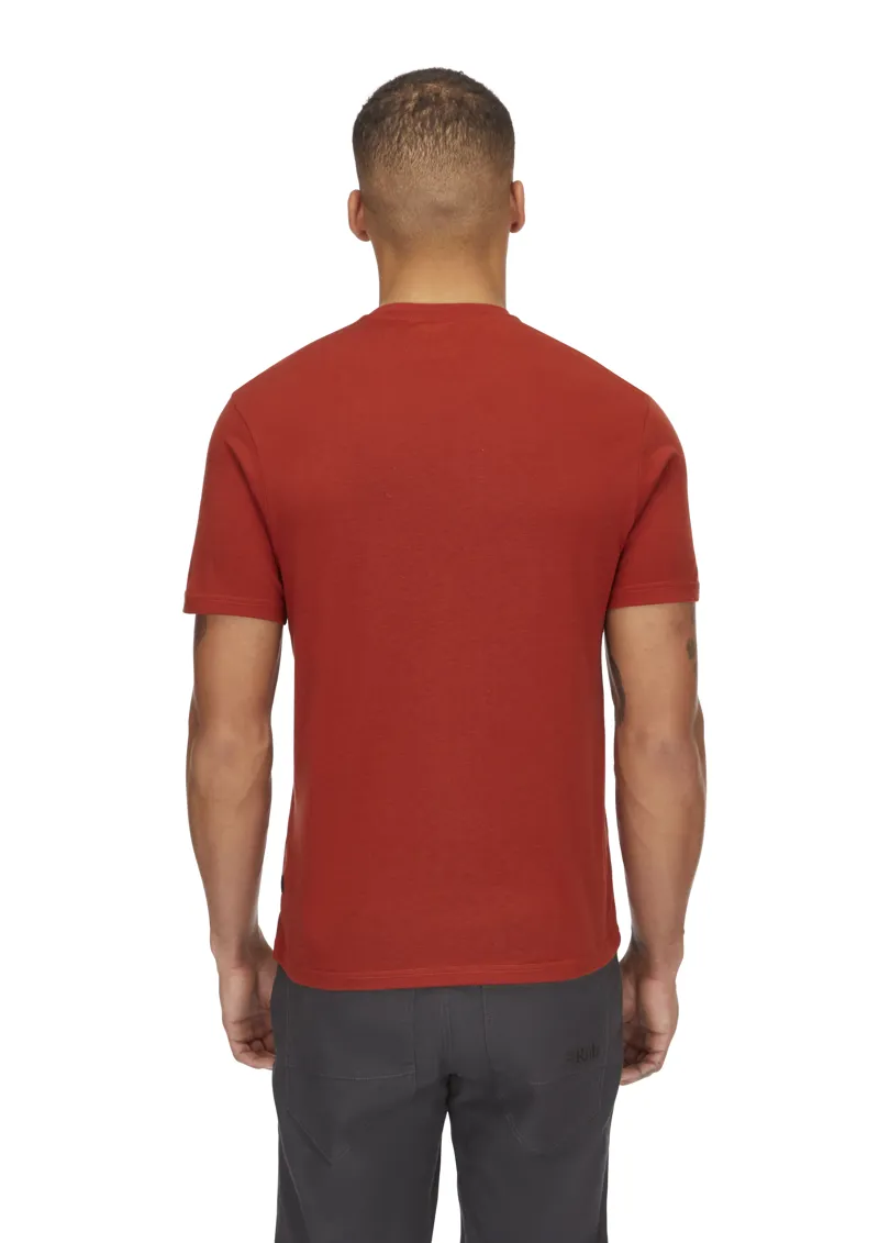Rab Men's Crimp Logo Tee Tuscan Red-4