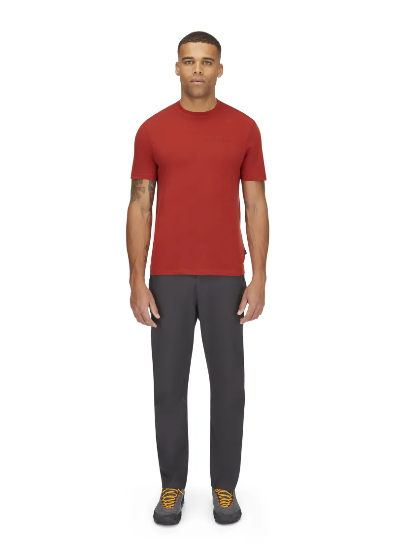 Rab Men's Crimp Logo Tee Tuscan Red-5