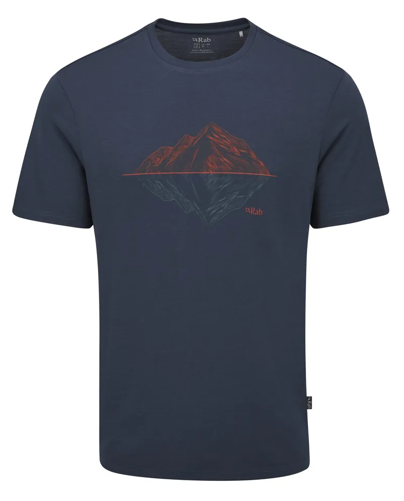 Rab Men's Crimp Reflection Tee Tempest Blue