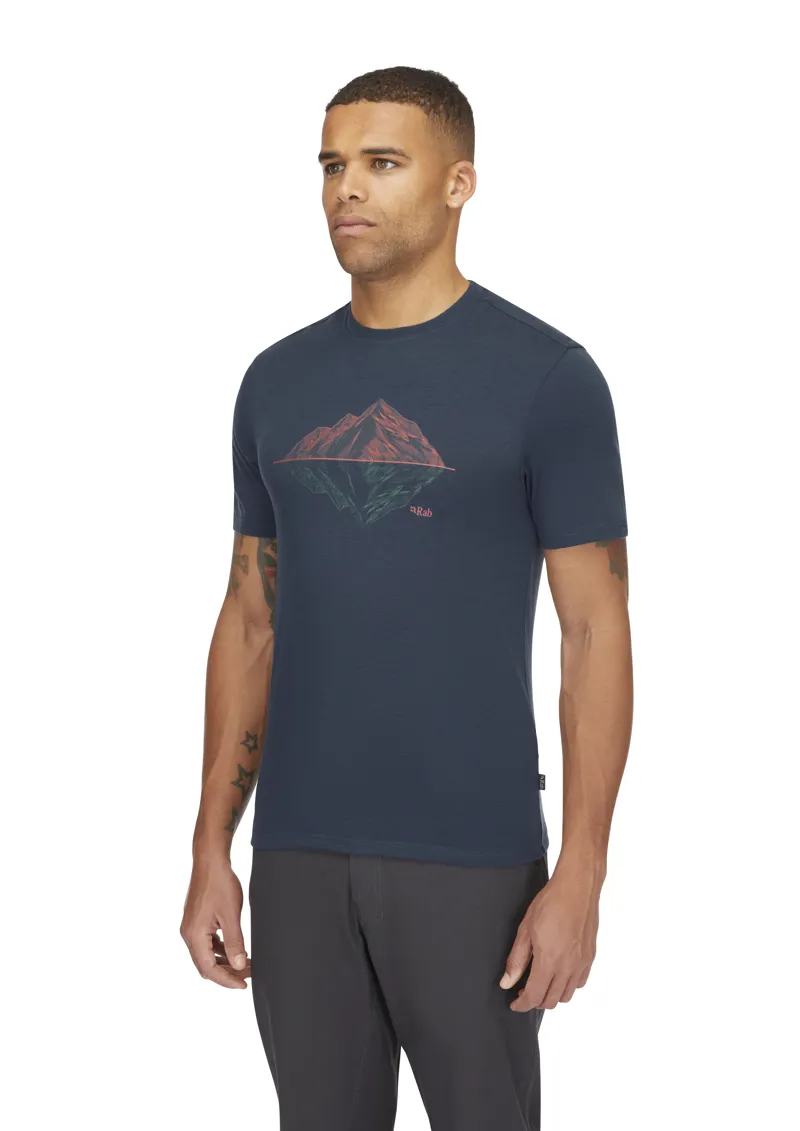 Rab Men's Crimp Reflection Tee Tempest Blue-3