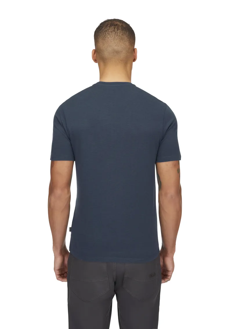 Rab Men's Crimp Reflection Tee Tempest Blue-4