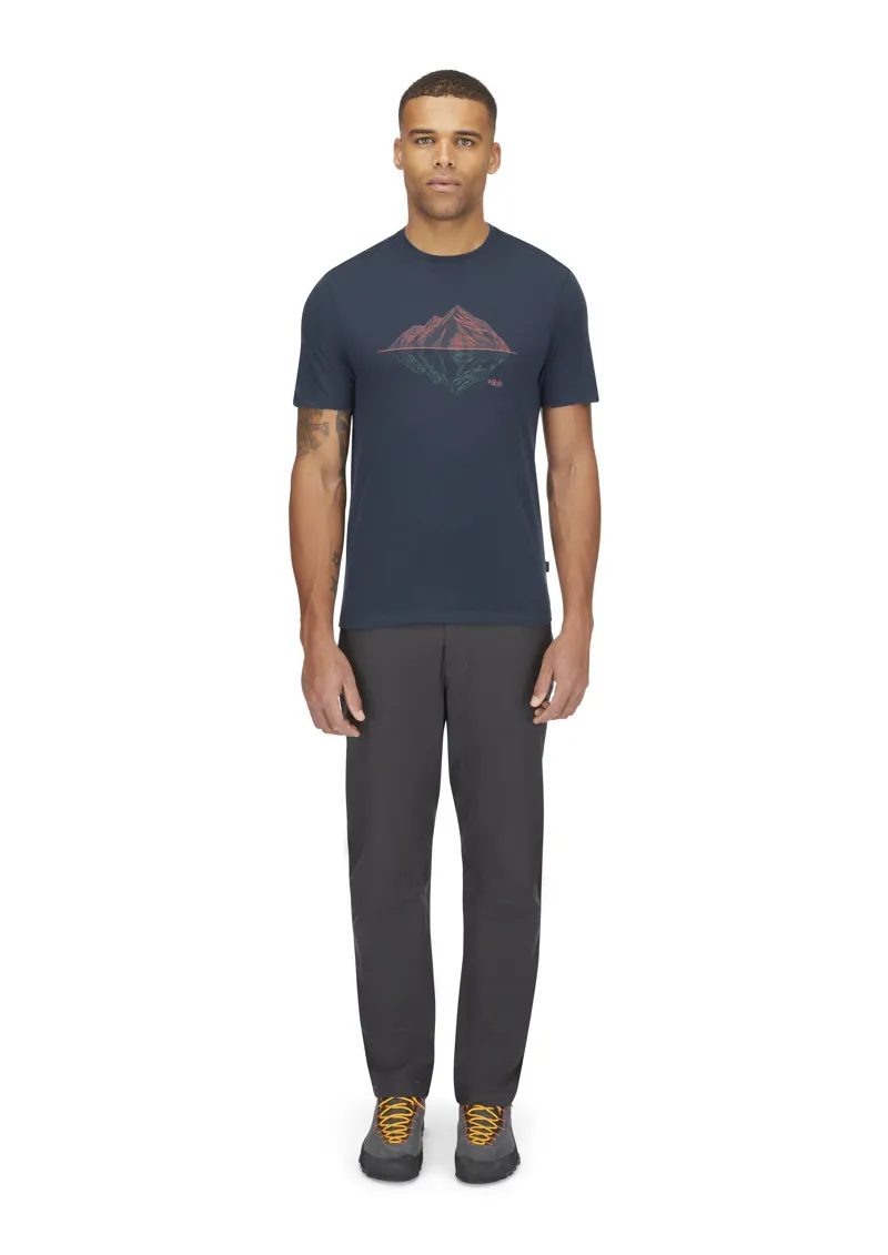 Rab Men's Crimp Reflection Tee Tempest Blue-5