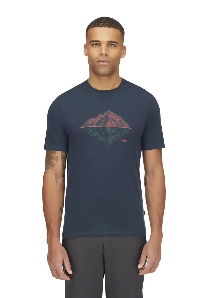 Rab Men's Crimp Reflection Tee Tempest Blue-2